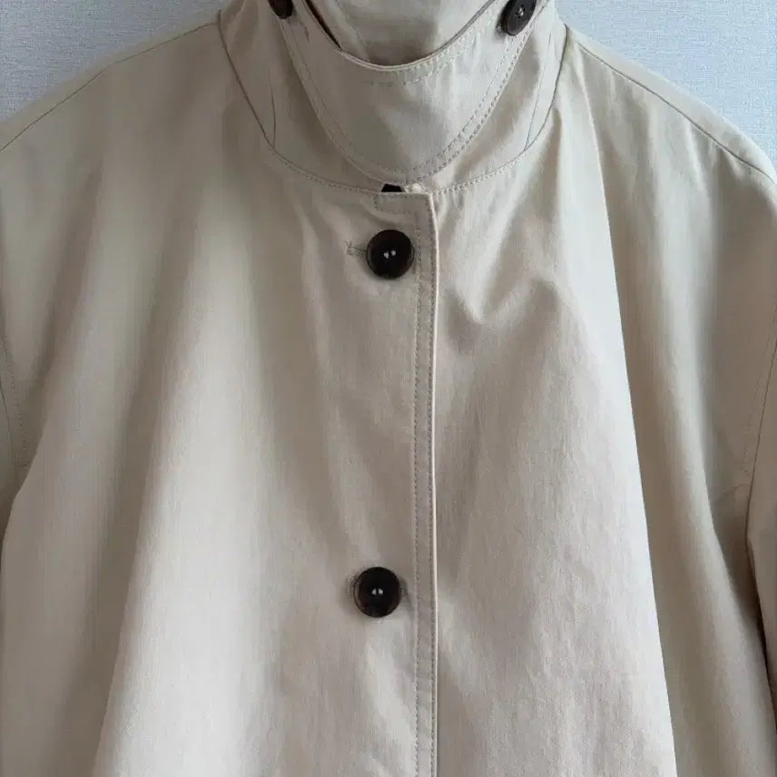 [BUNJANG] Plastic Island Beige Mac Coat M / 플라스틱아일랜드 베이지 맥코트 M