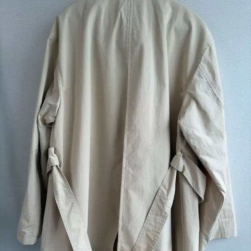 [BUNJANG] Plastic Island Beige Mac Coat M / 플라스틱아일랜드 베이지 맥코트 M