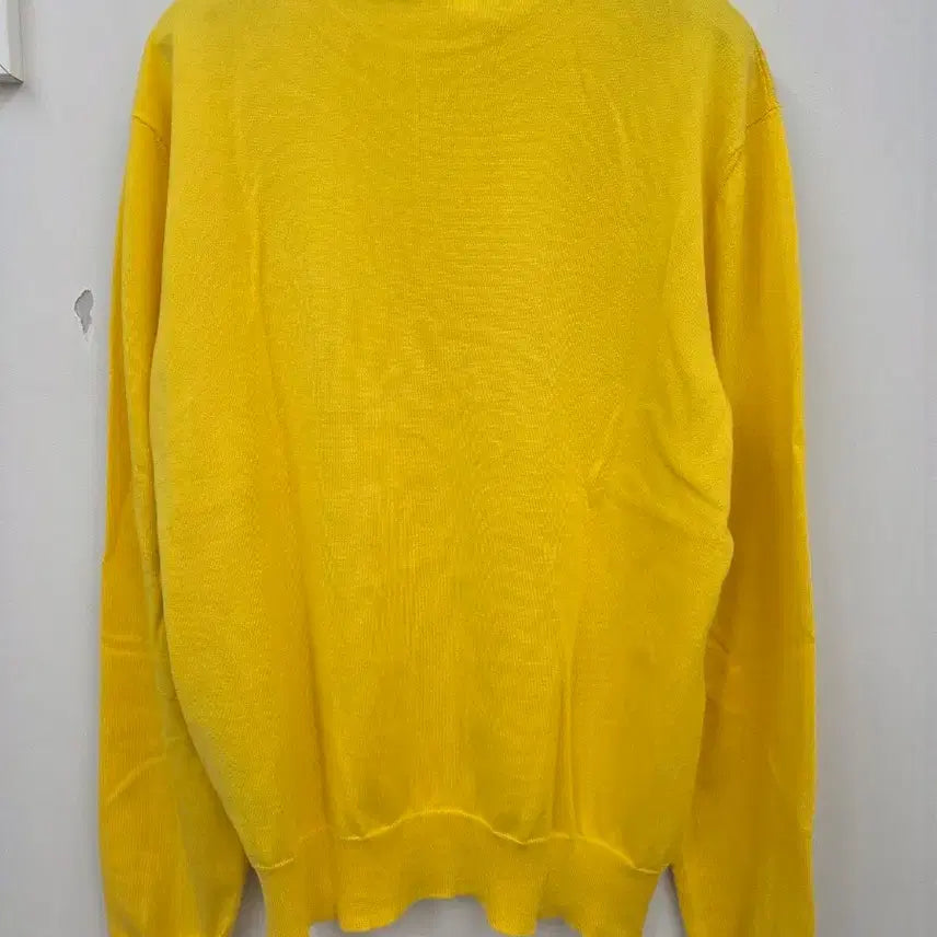 [BUNJANG] Ralph Lauren Purple Label Yellow Knit Sweater / 랄프로렌 퍼플라벨 옐로우 니트