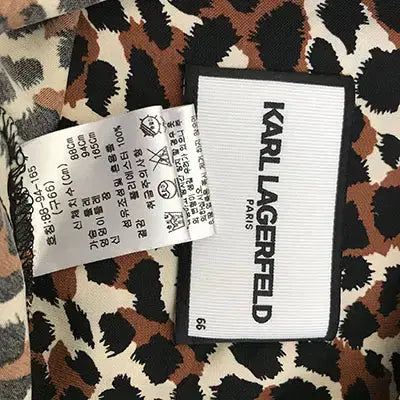 [BUNJANG] Karl Lagerfeld Patterned Dress / 칼라거필드 정품 - 66/새거수준