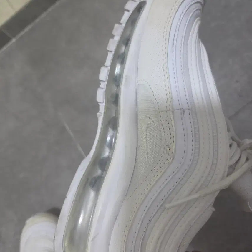 [BUNJANG] Nike Air Max 97 White Sneakers / 나이키 에어맥스 97 화이트 운동화