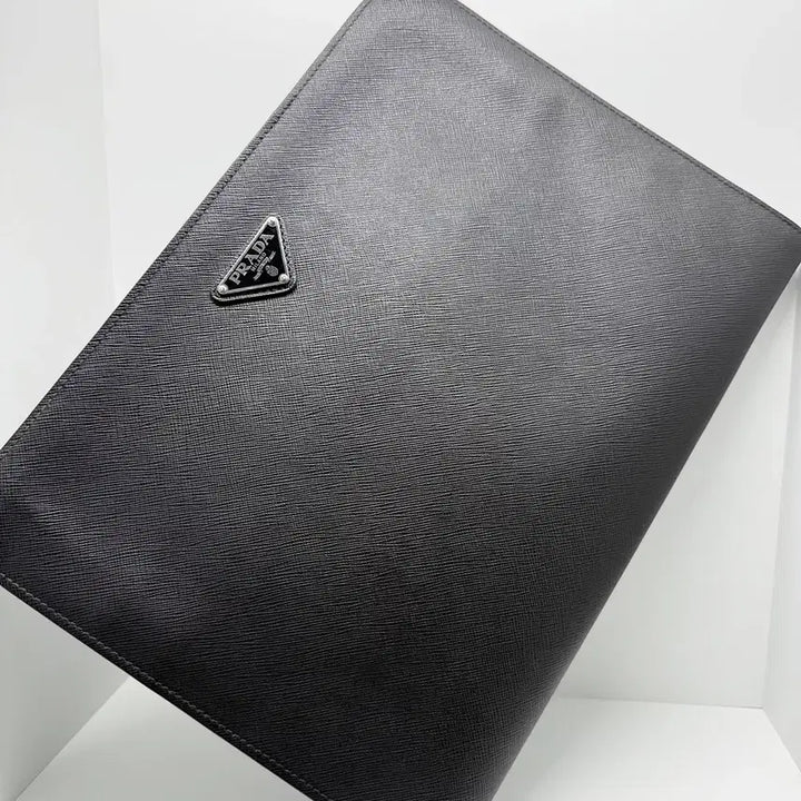 [BUNJANG] Prada Saffiano Leather Clutch Bag 2VN003 Black / [프라다] 남성 클러치백 2VN003 사피아노 블랙 / A+급