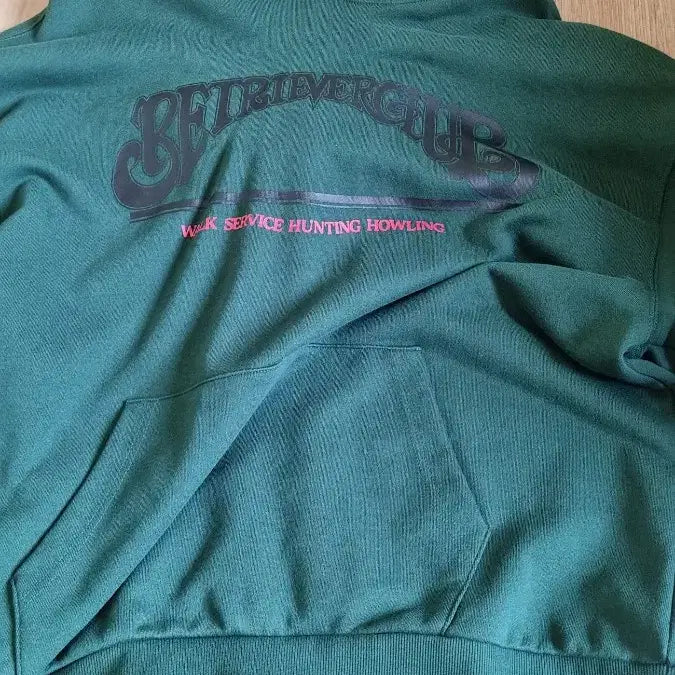 [BUNJANG] Retriever Club Green Hoodie XL / 리트리버클럽 후드티 그린 xL