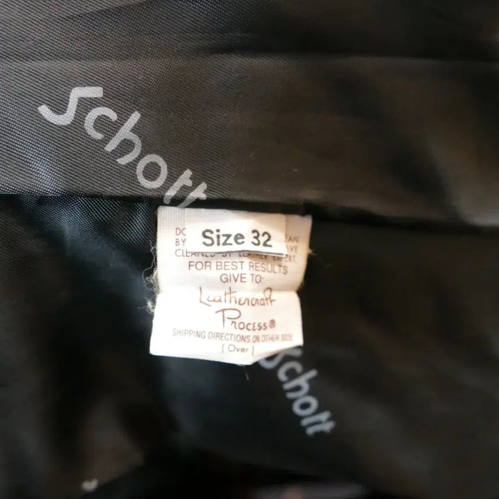 [BUNJANG] Schott NYC Vintage Single Rider Leather Jacket / [W-M] 쇼트 Schott USA 빈티지 싱글 라이더 가죽자켓