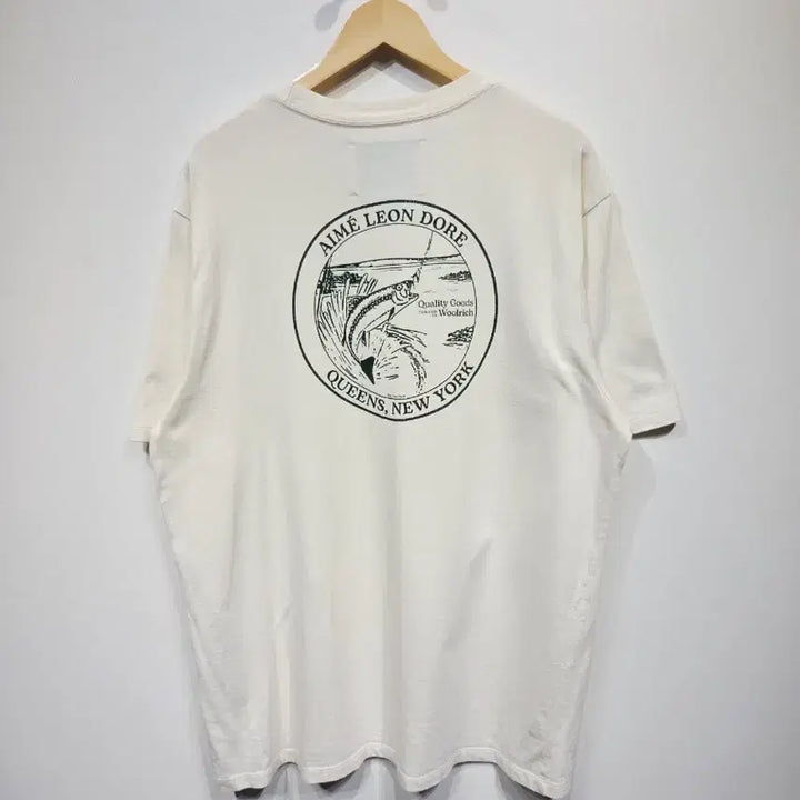 [SOLD OUT] 에임 레온 도르 x 울리치 콜라보 피싱 그래픽 반팔 티셔츠
