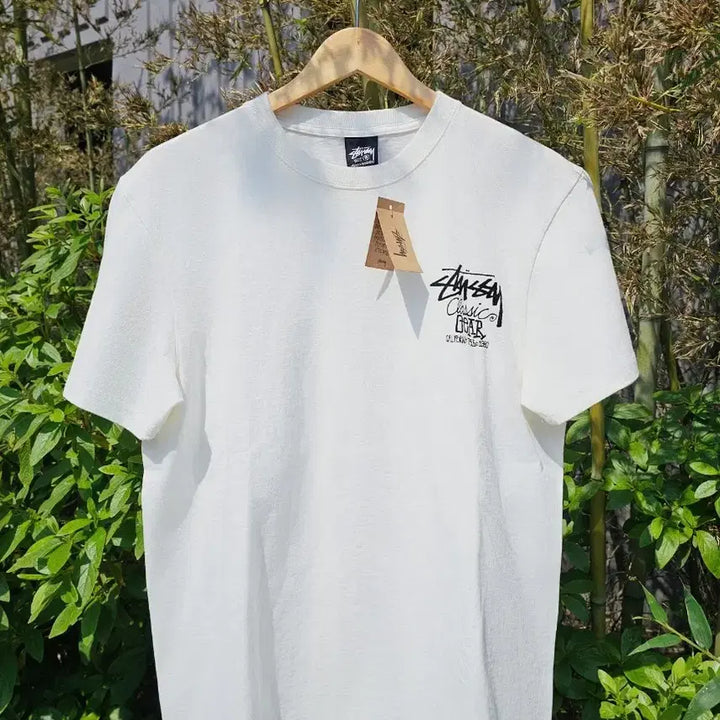 [BUNJANG] Stussy Classic Gear Black T-shirt / 스투시 클래식 기어 반팔 티셔츠