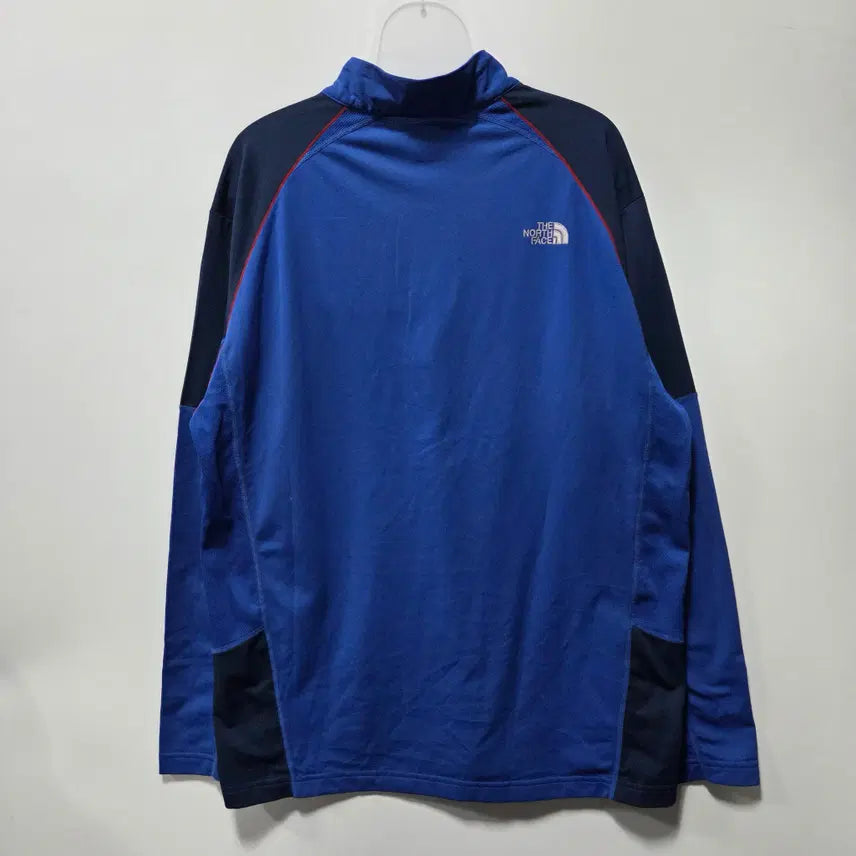 [BUNJANG] The North Face Functional Half-Zip Long Sleeve T-Shirt / 노스페이스 블루 기능성 반집업 긴팔티 XL 26041715