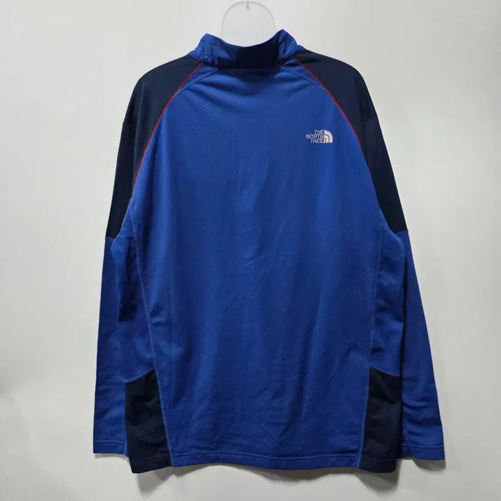 [BUNJANG] The North Face Functional Half-Zip Long Sleeve T-Shirt / 노스페이스 블루 기능성 반집업 긴팔티 XL 26041715