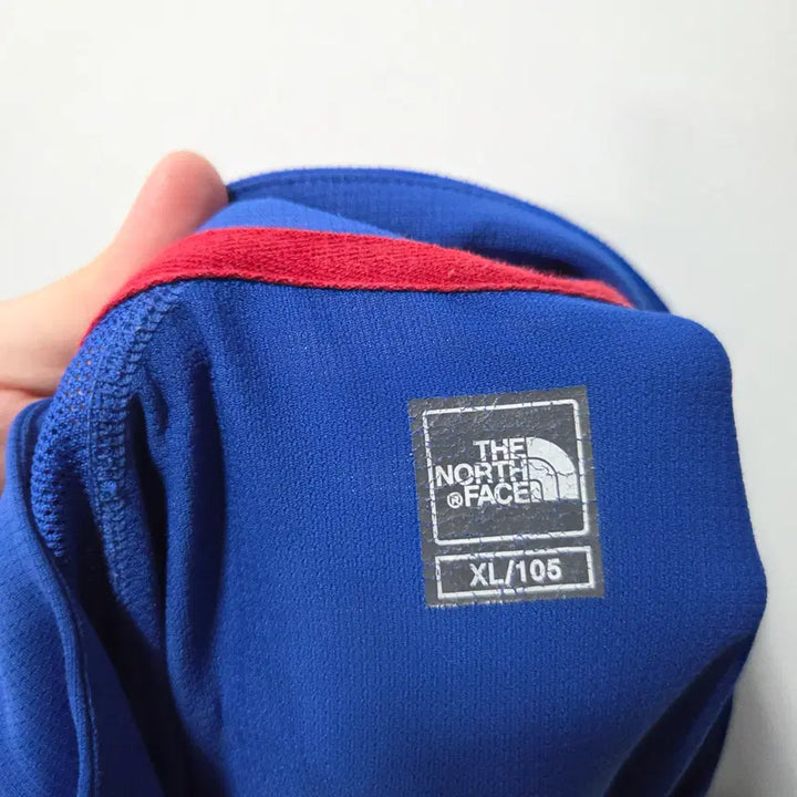 [BUNJANG] The North Face Functional Half-Zip Long Sleeve T-Shirt / 노스페이스 블루 기능성 반집업 긴팔티 XL 26041715