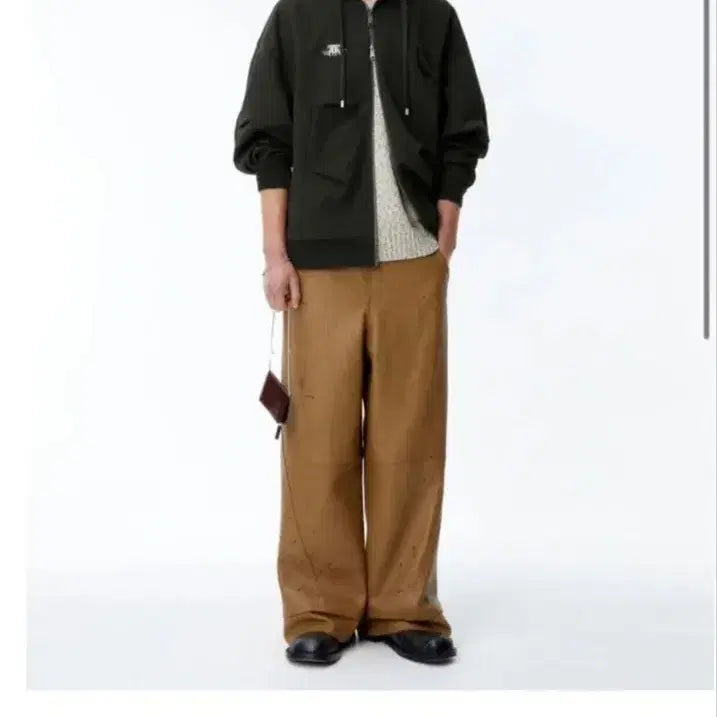 [SOLD OUT] 아더에러 놀크 로고 후드집업 카키 m사이즈