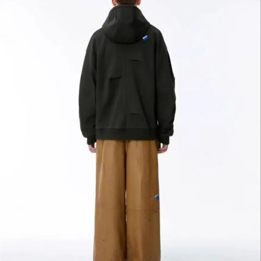 [SOLD OUT] 아더에러 놀크 로고 후드집업 카키 m사이즈