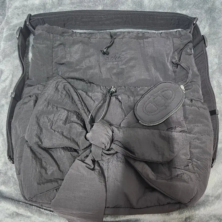 [BUNJANG] A.T.E Vanessa Bruno Black Ribbon Backpack/Shoulder Bag L / 아떼 바네사브루노 블랙 리본 백팩 겸 숄더백 L 팔아요