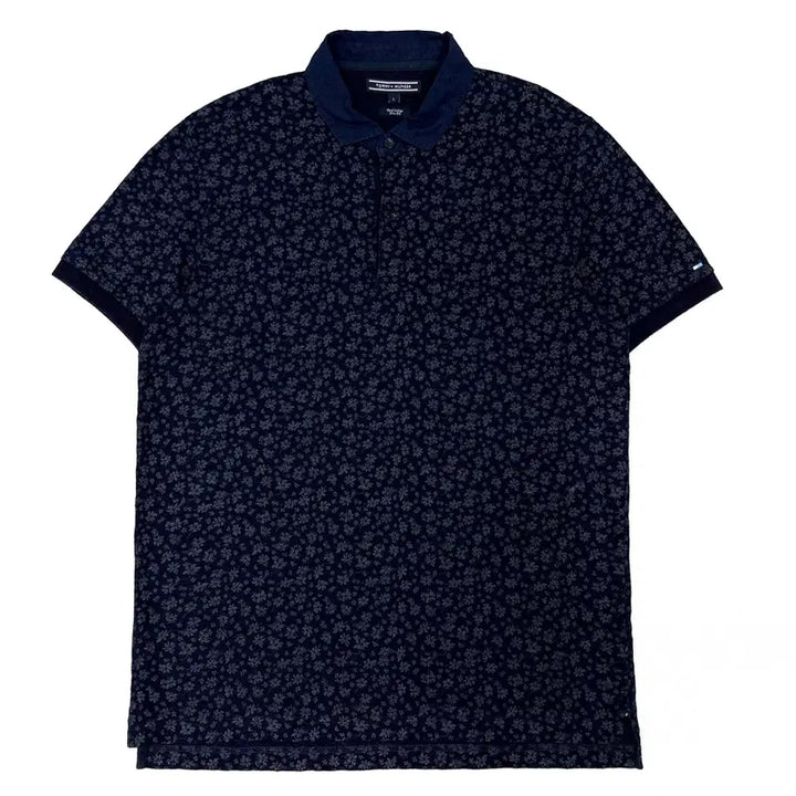 [SOLD OUT] [105] 타미힐피거 네이비 플라워패턴 코튼 카라티