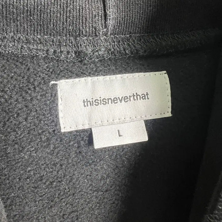 [BUNJANG] thisisneverthat Black Hoodie L / 디스이즈네버댓 블랙 후드티 L