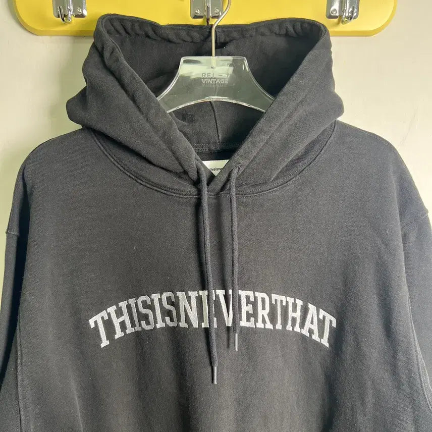 [BUNJANG] thisisneverthat Black Hoodie L / 디스이즈네버댓 블랙 후드티 L