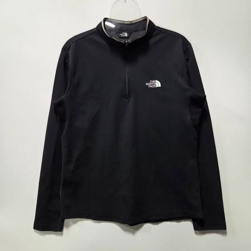 [BUNJANG] The North Face Black Functional Half-Zip Long Sleeve T-shirt / 노스페이스 블랙 기능성 하프집업 긴팔티 90 26041716