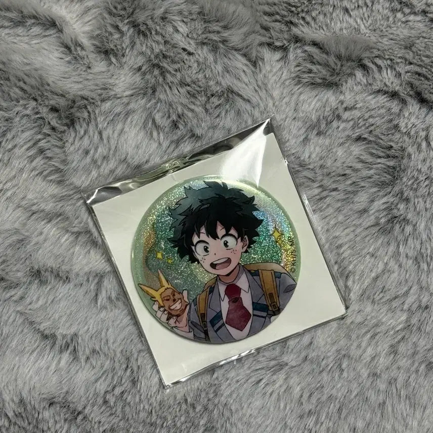 [BUNJANG] My Hero Academia Midoriya Hologram Badge / 히로아카 미도리야 캔뱃지