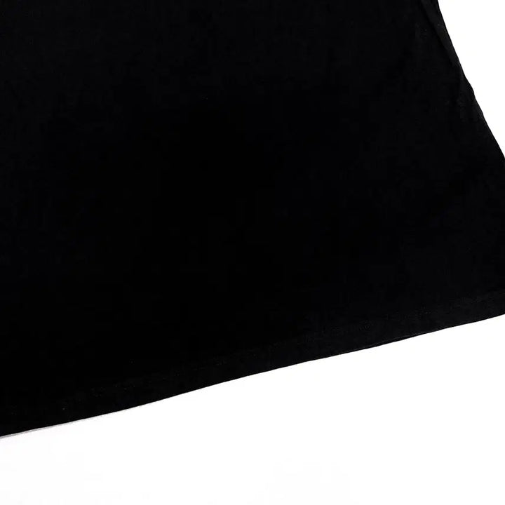 [BUNJANG] Tommy Hilfiger Black Cotton Round Neck T-shirt / [105] 타미힐피거 블랙 코튼 라운드넥