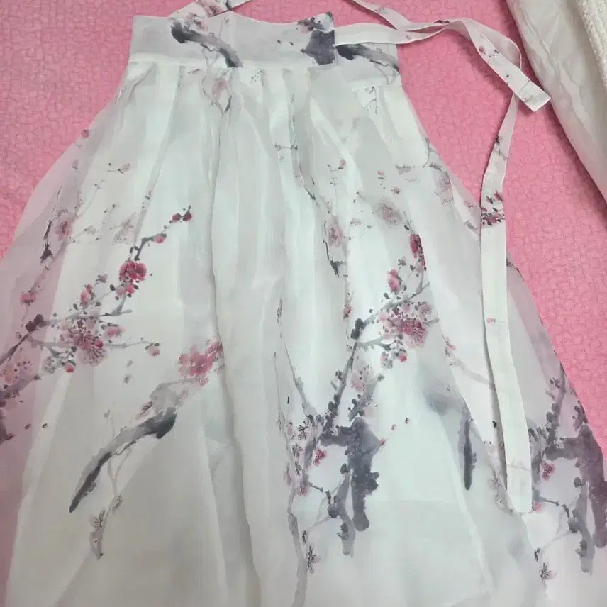 [SOLD OUT] (수설화)플럼블라썸 화이트 한복