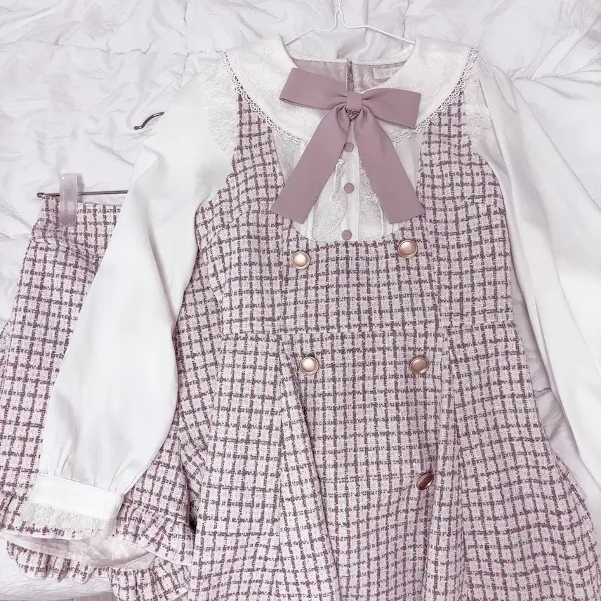 [SOLD OUT] 리즈리사 트위드셋업 양산형 지뢰계 시크릿허니 마즈 로지타 버블즈 노에미