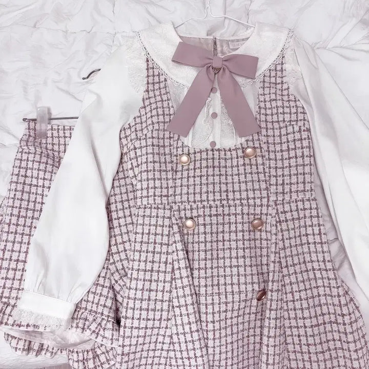 [SOLD OUT] 리즈리사 트위드셋업 양산형 지뢰계 시크릿허니 마즈 로지타 버블즈 노에미