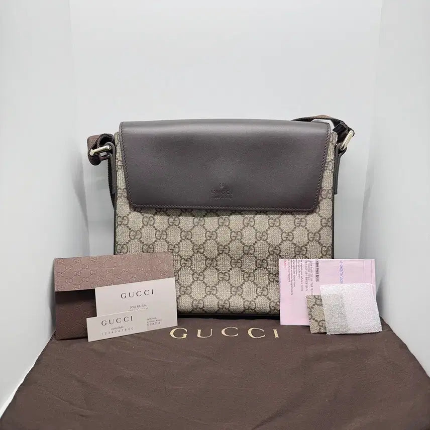 [BUNJANG] Gucci GG Supreme Web Messenger Bag / [구찌] 남성 크로스백 353430 GG수프림 WEB 캔버스 / A+급