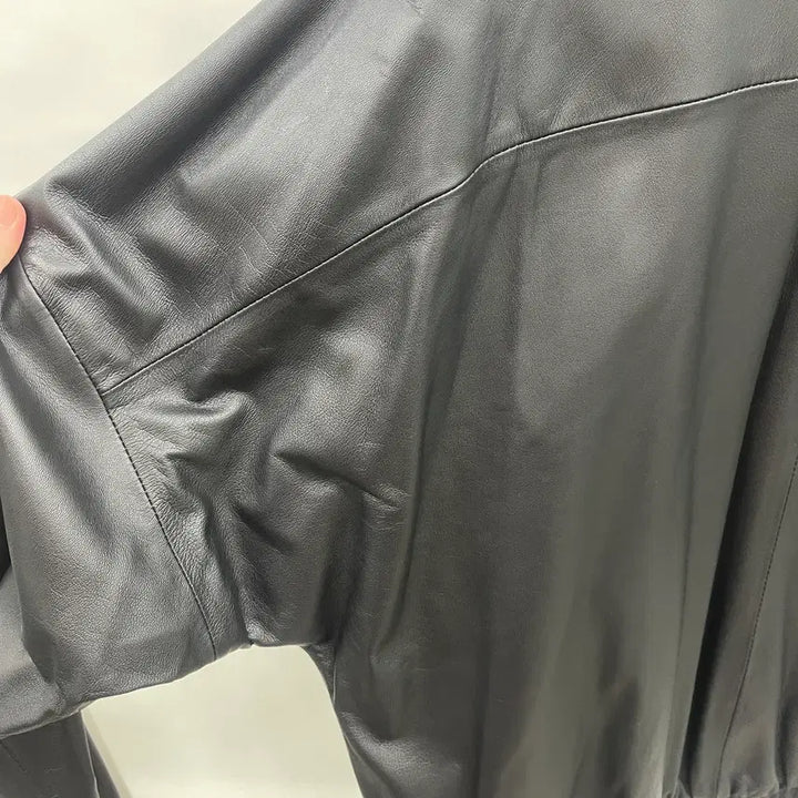 [BUNJANG] System Homme Real Lambskin Stadium Blouson / 리얼양가죽 스테디움 가죽 블루종