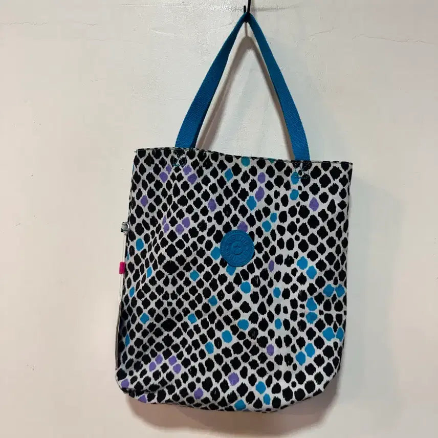 [BUNJANG] Kipling Reversible Pattern Tote Bag / 키플링 양면 패턴 토트백