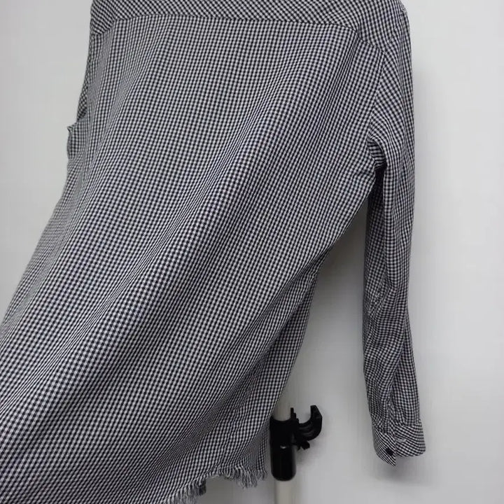 [BUNJANG] Couples Check Long Sleeve Blouse / 쿠플스 춘하추 체크 긴팔블라우스 44 55