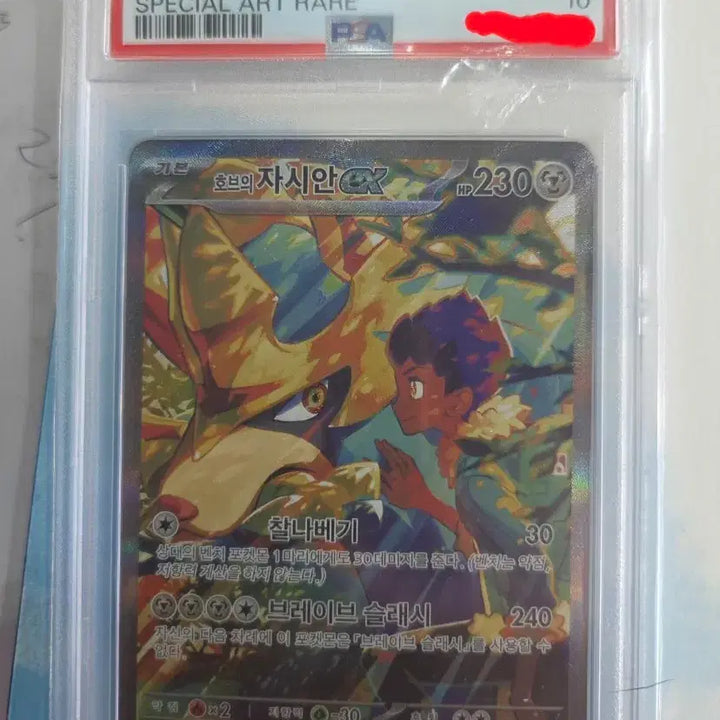 [SOLD OUT] 포켓몬 호브의 자시안 sar psa10