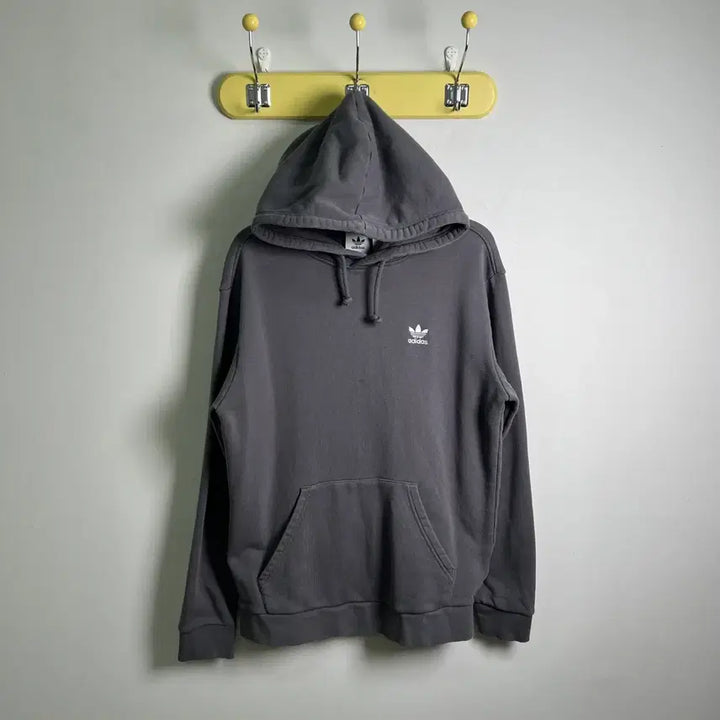 [BUNJANG] Adidas Charcoal Hoodie 2XL / 아디다스 차콜 후드티 2XL