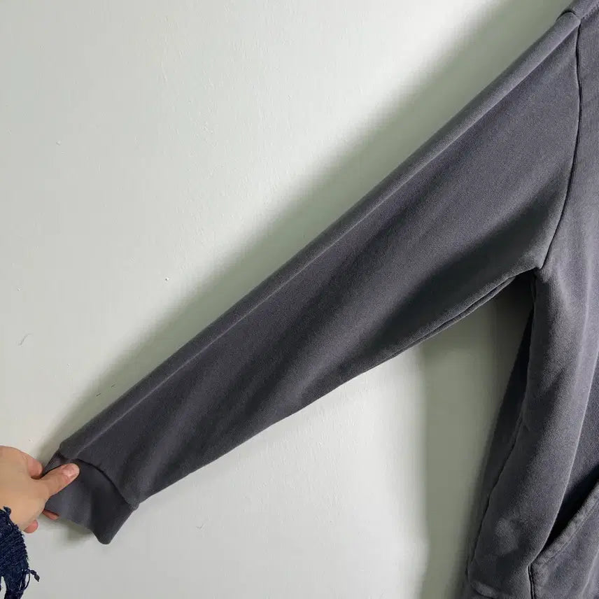 [BUNJANG] Adidas Charcoal Hoodie 2XL / 아디다스 차콜 후드티 2XL