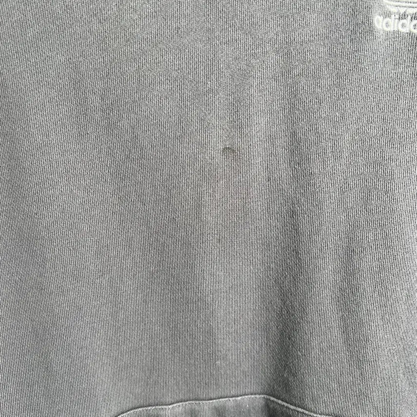[BUNJANG] Adidas Charcoal Hoodie 2XL / 아디다스 차콜 후드티 2XL