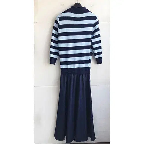[BUNJANG] SOOS Navy Striped Casual Dress / SOOS 정품/2022 - 55/새거수준