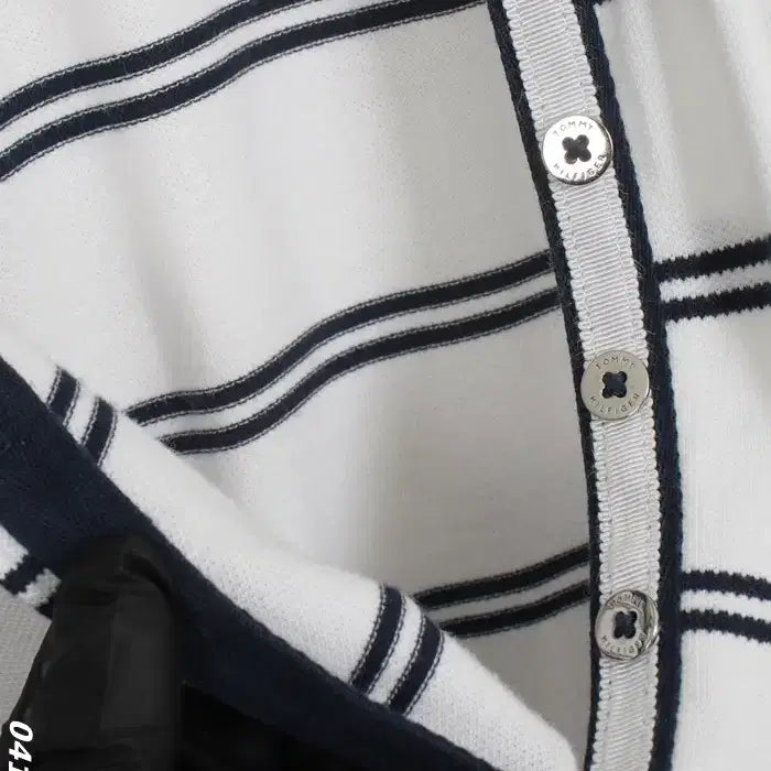 [BUNJANG] Tommy Hilfiger Striped Sleeveless Collar Dress / 여성S / 타미힐피거 단가라 민소매 카라원피스WT 26-9