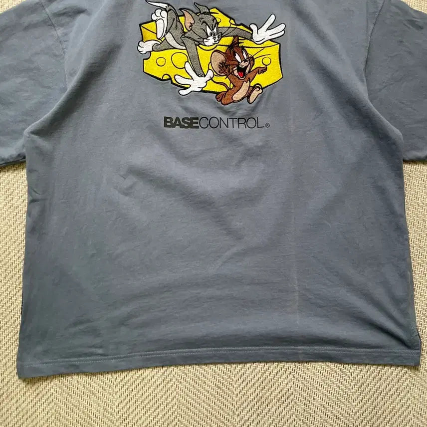 [BUNJANG] Base Control Tom and Jerry T-shirt / 톰과제리 x base control 반팔티셔츠