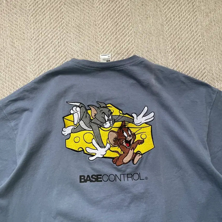 [BUNJANG] Base Control Tom and Jerry T-shirt / 톰과제리 x base control 반팔티셔츠