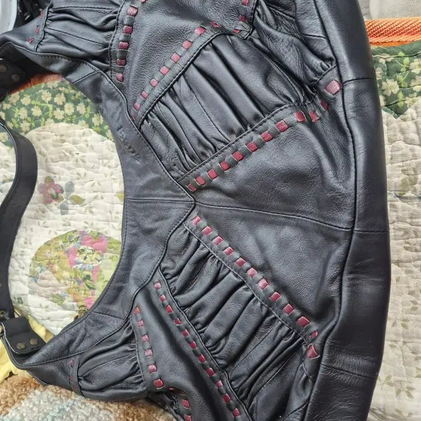 [BUNJANG] Tutti Black Lambskin Shoulder Bag / 블랙 양가죽.  투티 숄더백