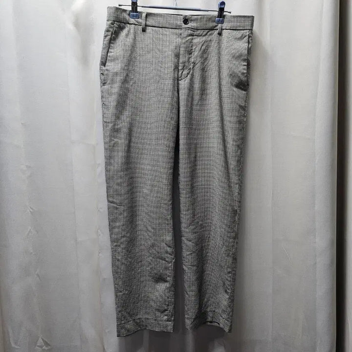 [BUNJANG] TIME HOMME Check Wool Blend Slacks / [TIME] 타임 옴므 체크 울 블렌드 슬랙스 (78-94)