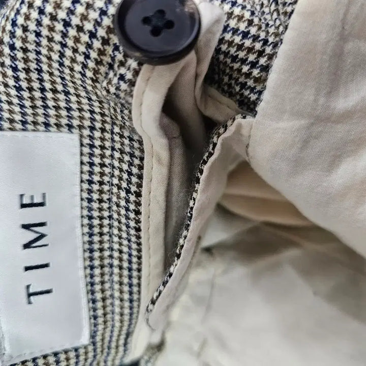 [BUNJANG] TIME HOMME Check Wool Blend Slacks / [TIME] 타임 옴므 체크 울 블렌드 슬랙스 (78-94)