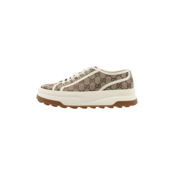 [SOLD OUT] 구찌 GG 스니커즈 베이지 에보니 GG 캔버스