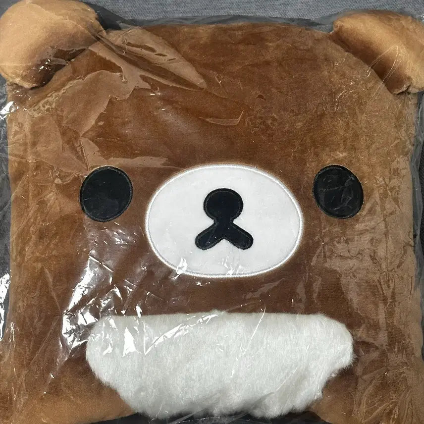 [BUNJANG] San-X Chairoikoguma Mochi Square Cushion / 할인합니다! 산엑스 챠이로이코구마 모찌 사각 쿠션 새상품