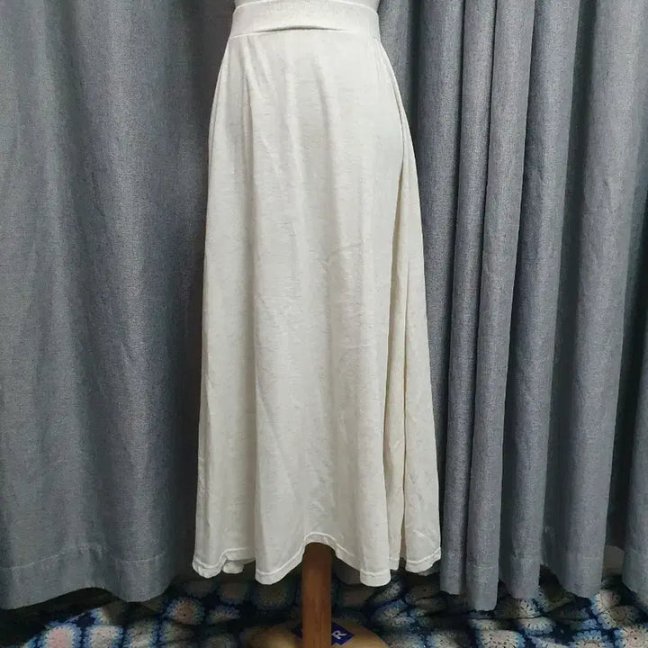 [BUNJANG] Melange Banding Long Skirt / 멜란지 밴딩 롱스커트