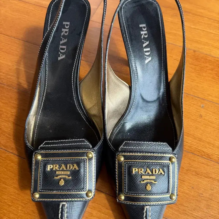 [BUNJANG] Prada Slingback Mules 240 / 프라다 슬링백 샌들 뮬 240