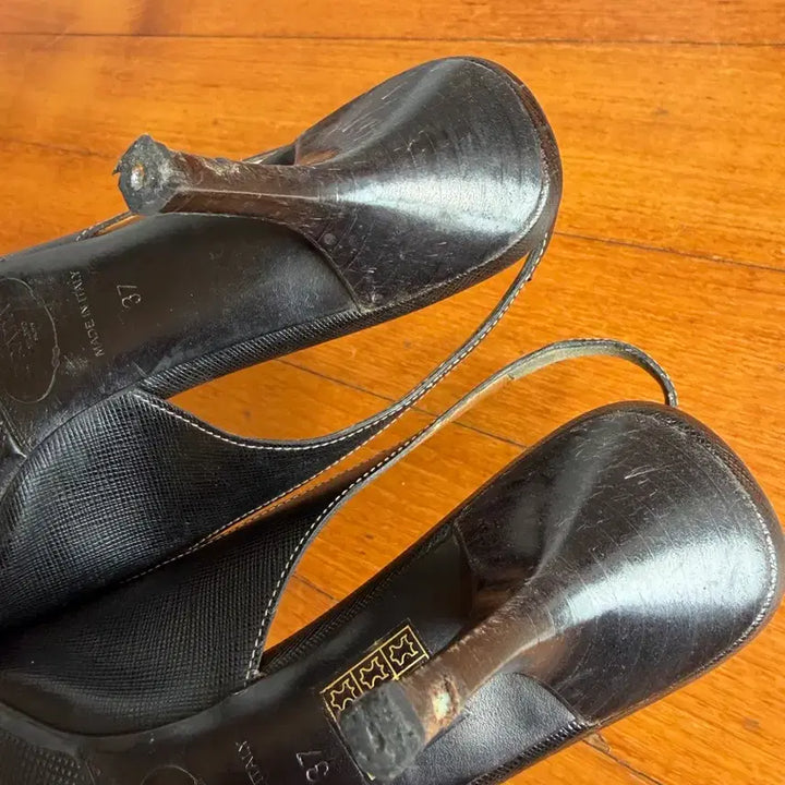 [BUNJANG] Prada Slingback Mules 240 / 프라다 슬링백 샌들 뮬 240