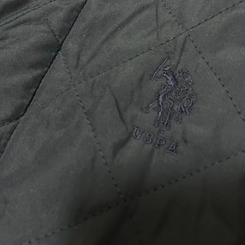 [BUNJANG] US Polo Assn. Quilted Corduroy Color Block Jacket [Navy] M / US 폴로 에센 퀼팅 코듀로이 배색 자켓 [네이비] M/95