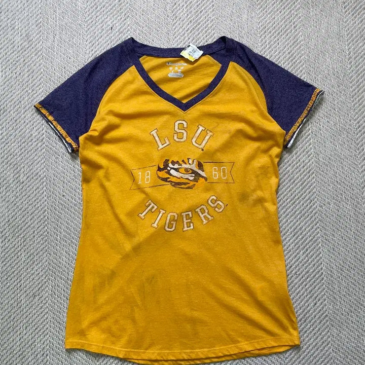 [SOLD OUT] 00s 챔피온 엘리트 LSU 타이거스 반팔티셔츠