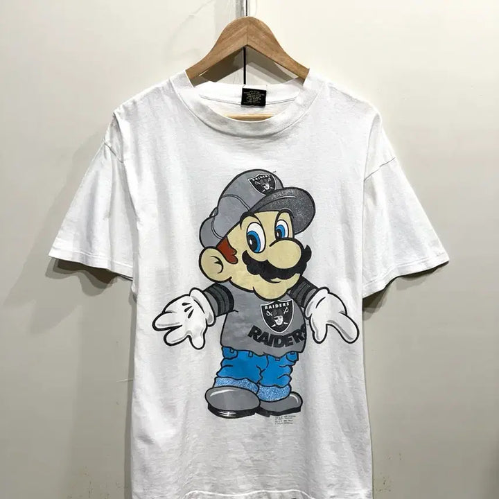 [BUNJANG] Nintendo Super Mario NFL T-Shirt / 90&