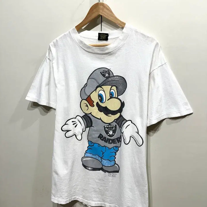 [BUNJANG] Nintendo Super Mario NFL T-Shirt / 90&
