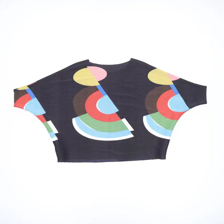 [BUNJANG] FF Plara Pleats Blouse T-Shirt / FF 플라라 플리츠 블라우스 티셔츠 0417H1